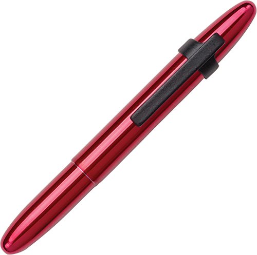 Fisher Space Pen Removable Clip Ballpoint Pen, Red Cherry with Black Matte Barrel (400RCB-BCL)