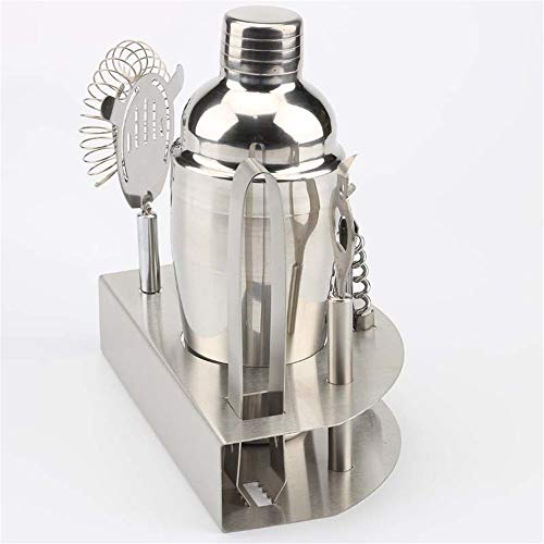 Gyubay Praktisches Cocktail-Shaker-Set Cocktail Shaker Set 12 Stück Barkeeper Set Bar Werkzeuge Regale Edelstahl Martini… – Bild 5