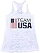 Team USA. Burnout Tank Top. Women Workout Tank. Olympics USA. Rio Olympics 2016