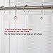 AmazerBath Clear Shower Curtain Liner, 72 x 78 Inches EVA 8G Heavy Duty Plastic Waterproof Weighted Thick Bathroom with 3 Weights and 12 Rustproof Grommet Holes