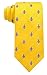 Scott Allan Colection Men's Yellow Tie | Fluer De Lis Necktie Cannary Yellow | Jacquared Woven Neckties | Canary Yellow Neck Tie