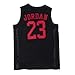 Nike Jordan Boys Youth Classic Mesh Jersey Shirt (Black/Red, XL(13-15YRS))