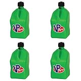 4 Pack VP 5 Gallon Square Green Racing Utility Jugs