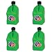 4 Pack VP 5 Gallon Square Green Racing Utility Jugs