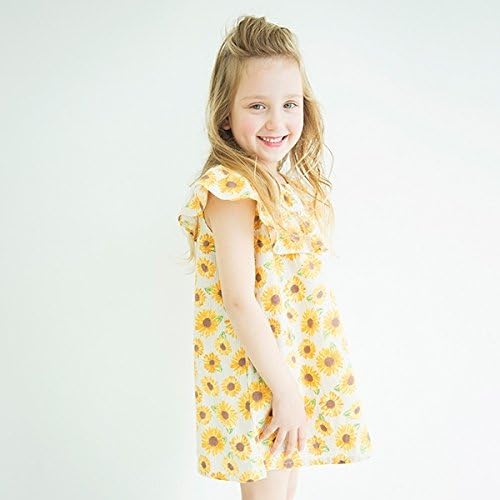 Amazon ブランシェス Branshes ひまわり柄ワンピース レッド 06 1cm ガールズ 通販