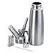 Whipped Cream Dispenser Stainless Steel Dessert Tools Professional 1 Pint Whipping Siphon - For Cream, Mousses, Pies or Other Fancy Desserts with Creamy - With 3 Decorating Nozzles & Cleaning Brush