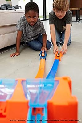 hot wheels track builder mega stunt box