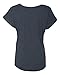 Next Level Apparel 6760 Lady Tri-Blend Dolman Tee Shirt - Vintage Navy44; 2XL
