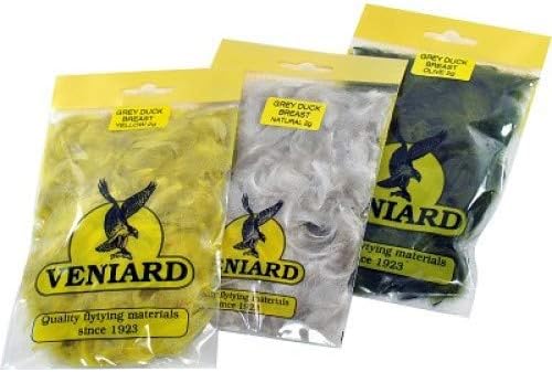 Veniard Mallard Duck Drake Round Breast Fly Tying Feathers. May Fly Wings