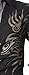 jeansian Men's Slim Fit Long Sleeves Casual Shirts Z001 Black M