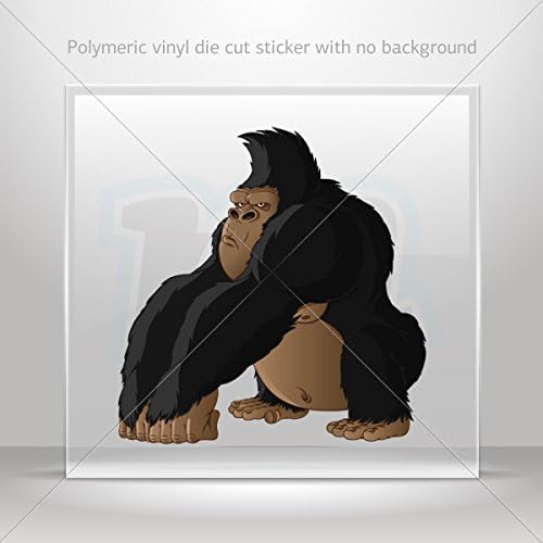 Stickers Sticker Gorilla Caricature Car door Hobbies Sports car Durable Racing Motorbikes 0500 X2352
