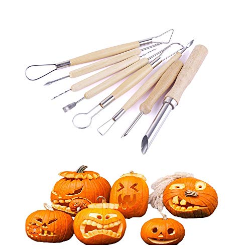 image for Lovewe_Halloween Decoration Pumpkin Carving Tools,Lovewe 8PCS Pumpkin 