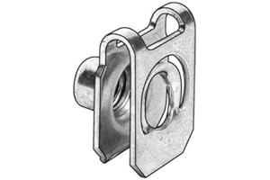 GRAINGER APPROVED Spring Nut, U, 10-32, Steel, PK25