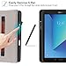 Ztotop Premium Leather Case for Samsung Galaxy Tab S3 9.7-Inch 2017 (SM-T820/T825), Leather Folio Stand Protective Case Smart Cover for Galaxy Tab S3 with Auto Sleep/Wake, S-Pen Holder, Brown