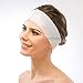 Appearus Professional Disposable Headbands with Single Snap Tab - 100 Pack Individually Wrapped Spa Headbands for Estheticians, Makeup Artists & Salon Professionals