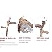Borangs Bird Perch Natura Wood Stand Toy Branch for 3-4pcs Small Medium Parrots Cages Toy Mthumb 2