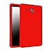 Fintie Silicone Case for Samsung Galaxy Tab E 9.6 - [Honey Comb Series] Light Weight [Anti Slip] Shock Proof Cover [Kids Friendly] for Tab E Wi-Fi/Tab E Nook/Tab E Verizon 9.6-Inch Tablet, Red