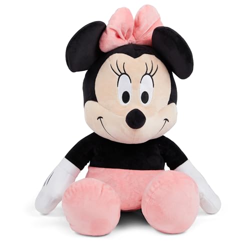 Disney Official Minnie Mouse Soft Toy for Kids, Cuddly Character with Fuzzy Tex…