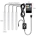 Car LED Strip Light-Viden Interior Car Lights,4pcs 48 LED Car Underglow Lights,Waterproof Multicolor Music Lighting Kits with Wireless Control and Sound Active Function, DC 5Vthumb 4