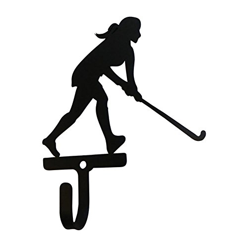 5.25 Inch Field Hockey Woman/Girl Wall Hook Small