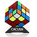 CACUSN Speed Cube 3x3 | Anti-Pop Structure and Tension Adjustable | 3x3 Stickers Puzzle Cube with Cube Stand | Basic Edition