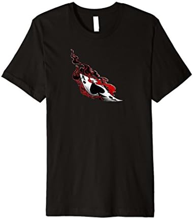Ace of Spades Tattoo Style Hand Drawing Trump Card T-Shirt