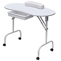 World Pride Portable Manicure Table Nail Technician Desk Workstation With Bag & Wrist Rest