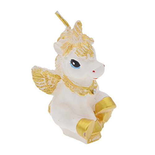 Cute Feeder Unicorn Panda Shape Birthday Candles Unique Party Cake Decor Gift - Thumbnail 4