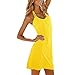 Ropalia Women O-neck Summer Beach Halter Short Mini Dress Sundress
