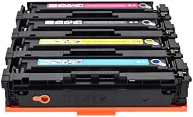 4 Pack Compatible Toner Cartridge Replacement for HP LaserJet Pro M154nw/M154a/M180nw/M180n/M181fw (CF510A CF511A CF512A CF513A)