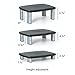 3M Adjustable Monitor Stand, 3-pack, Three Leg Segments Simply Adjust Height From 1