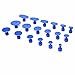 PIDINGER Paintless Dent Repair NylonTabs Hail Removal 18Pcs Blue