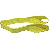 Indusafe 2" x 3’Rigging Moving Straps Lifting Sling Tree Saver Recovery Straps Twisted Eye Web Sling 3100lbs Vertical Capacity