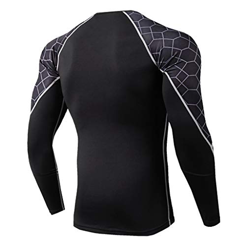 SSYUNO Men's Cycling Jersey Suit Fast Drying Tops Pants Sports Tight Suit Padded Biking Jakcet Outfit