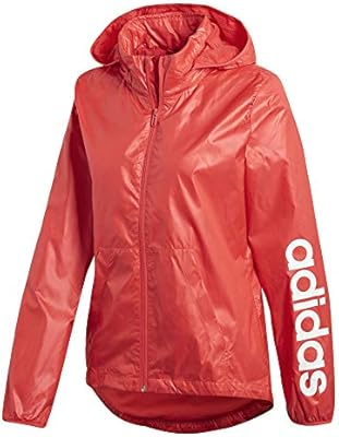 adidas women's linear windbreaker jacket