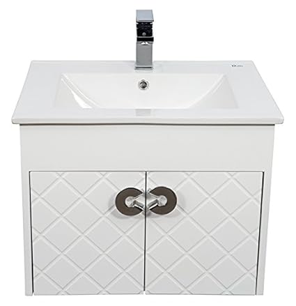 Dazzle Kitchen Modular Bwr Plywood Vanity Washbasin Cabinet White