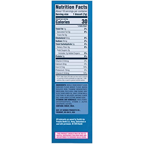 gerber biter biscuits