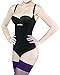 Camellias Women's Seamless Firm Control Shapewear Open Bust Bodysuit Body Shaper Black