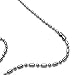 Loralyn Designs 20 Inch Mens Silver Stainless Steel Bead Chain Necklace 2mm