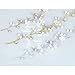 Yean Wedding Hair Vine Long Bridal Headband Hair Accessories for Bride and Bridesmaid (100cm / 39.3inches) (Rose Gold)