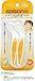 Edison Mama Special Design Spoon for Baby’s Small Mouth and Noodle Falling Prevention Fork for Baby with Easy Clean Case (9 Month) (Multi)