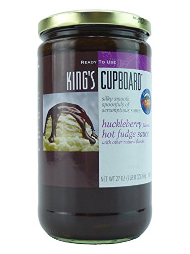 King's Cupboard Huckleberry Flavored Hot Fudge Sauce 27 Ounce