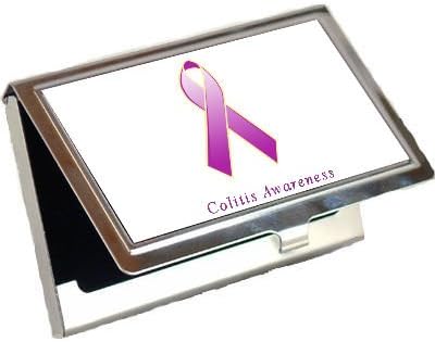 Colitis Awareness Ribbon Business Card Holder