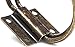 Heavy Duty Rustic Entryway Hooks - 10 Pack of Wall Mounted Vintage Double Coat Hangers with Four Extra Long Bronze Metal Screws Included