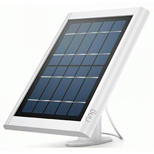 Ring Solar Panel White - Compatible with Ring Spotlight Cam Battery and Stick Up Cam Battery