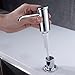 GICASA Soap Dispenser Chrome, Built in Hand Liquid Sink Soap Dispenser with ABS Pump Head, Countertop K with PP Bottle Copper Sprayer