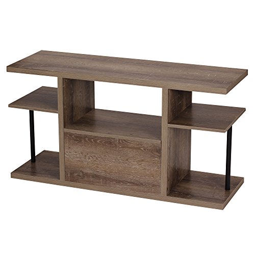 Household Essentials Ashwood Media Center Entertainment TV Stand 6