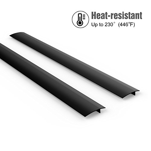 Nuovoware 2Pack Silicone Stove Gap Cover, 25 Inches Kitchen Stove