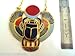 Scarab Beetle Necklace Pendanat Jewelry Xl Enameled Egyptian 102