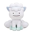 Pokemon Center Original (6-Inch) Stuffed Poke Plush Doll Ditto Alolan Vulpix (Metamon Alola Rokon)